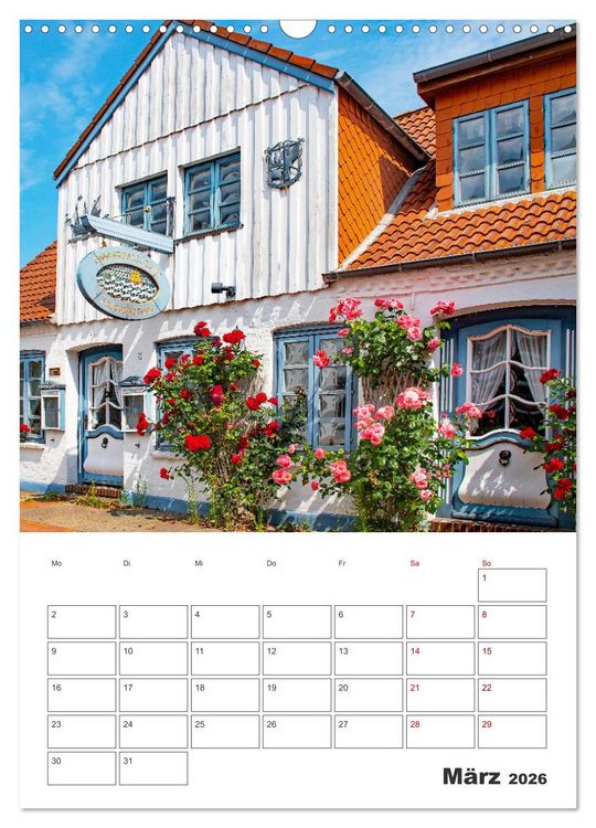 Produktbild: Insel F&ouml;hr - Urlaubsplaner (Wandkalender 2026 DIN A3 hoch), CALVENDO Monatskalender