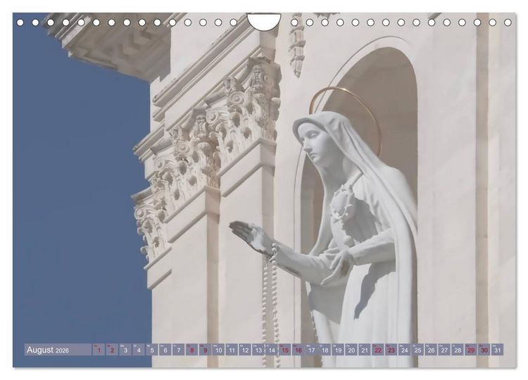 Produktbild: Die Wunder von Fatima (Wandkalender 2026 DIN A4 quer), CALVENDO Monatskalender