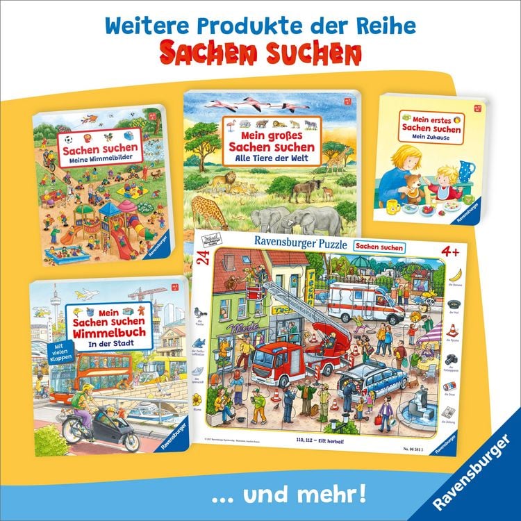 Produktbild: Mein Sachen suchen Wimmelbuch: Dinosaurier