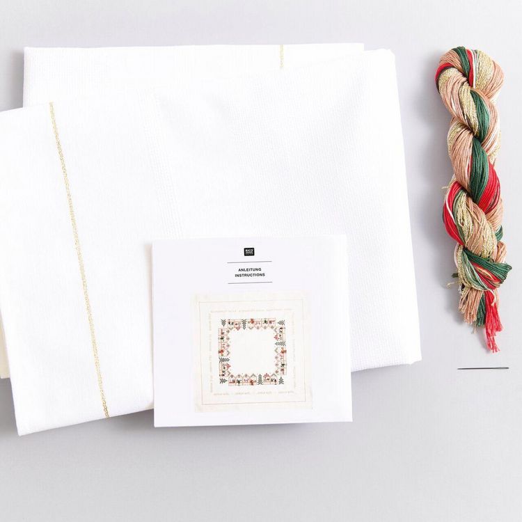 Produktbild: Stickpackung Gez&auml;hlter Kreuzstich, Decke Weihnachtsmarkt