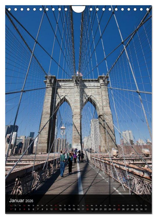Produktbild: New York (Wandkalender 2026 DIN A4 hoch), CALVENDO Monatskalender