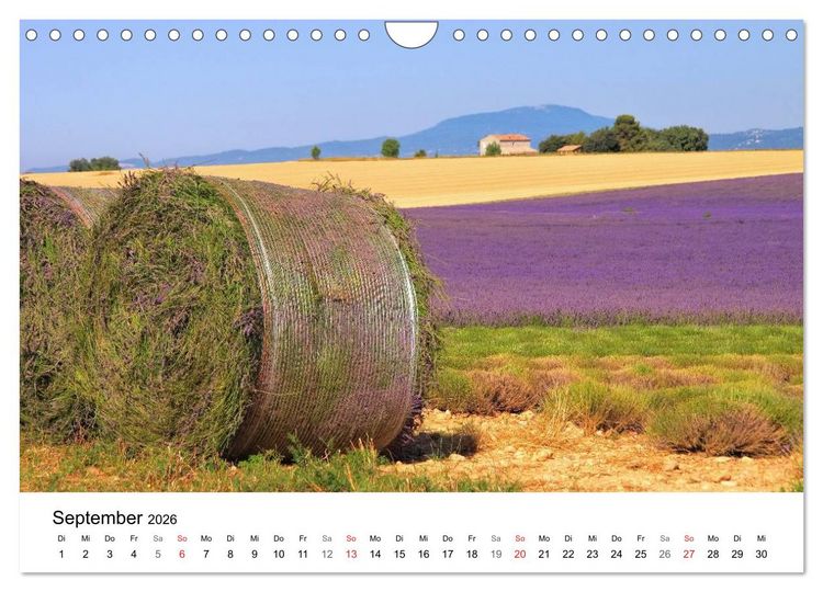 Produktbild: Provence - Zwischen Meer und Alpen (Wandkalender 2026 DIN A4 quer), CALVENDO Monatskalender