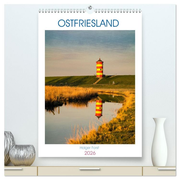 Produktbild: Ostfriesland - Fotos von forstfotografie (hochwertiger Premium Wandkalender 2026 DIN A2 hoch), Kunstdruck in Hochglanz