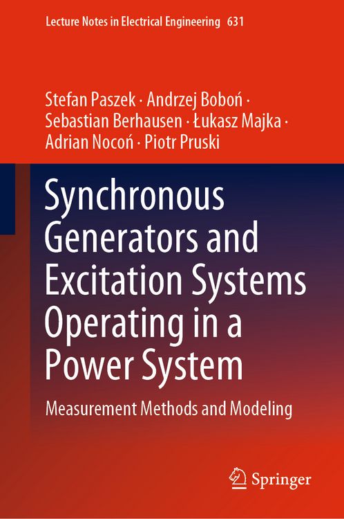 Produktbild: Synchronous Generators and Excitation Systems Operating in a Power System