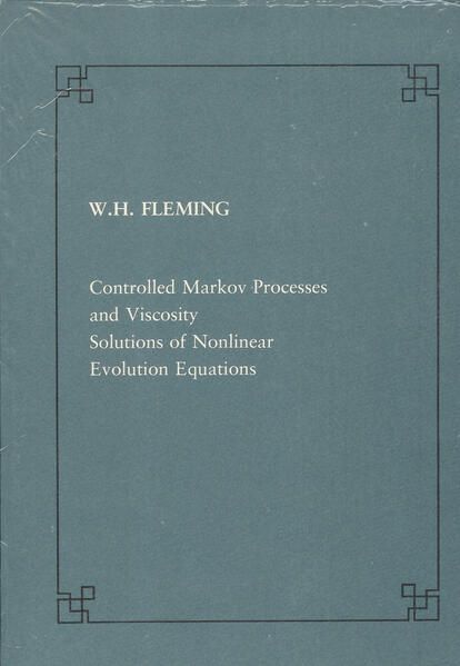 Produktbild: Controlled Markov processes and viscosity solutions of nonlinear evolution