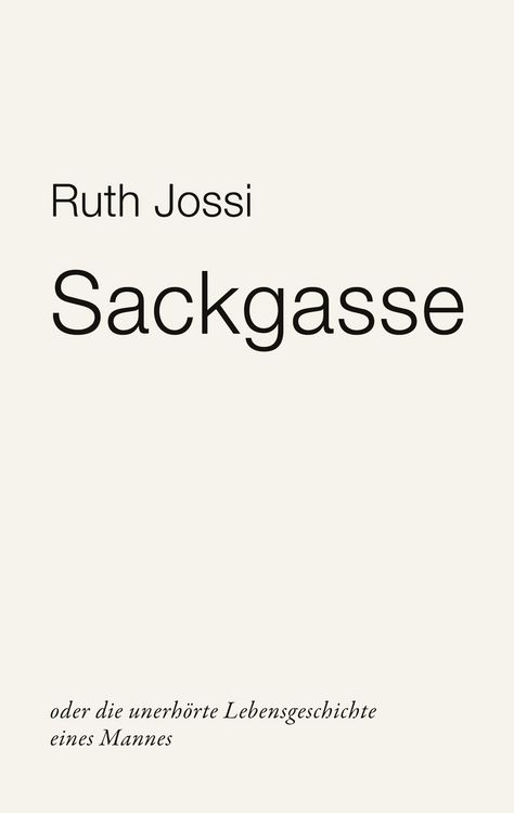 Produktbild: Sackgasse