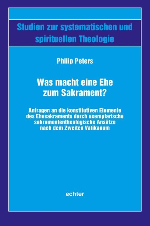 Produktbild: Was macht eine Ehe zum Sakrament?