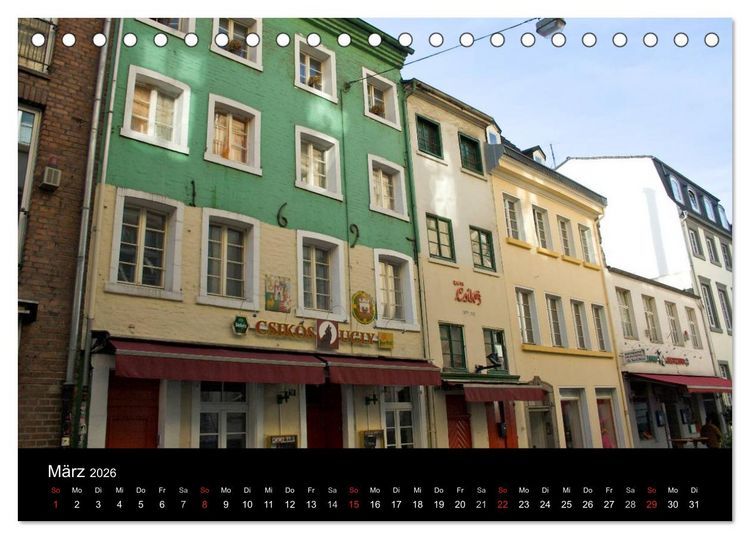 Produktbild: D&uuml;sseldorf 2026 (Tischkalender 2026 DIN A5 quer), CALVENDO Monatskalender