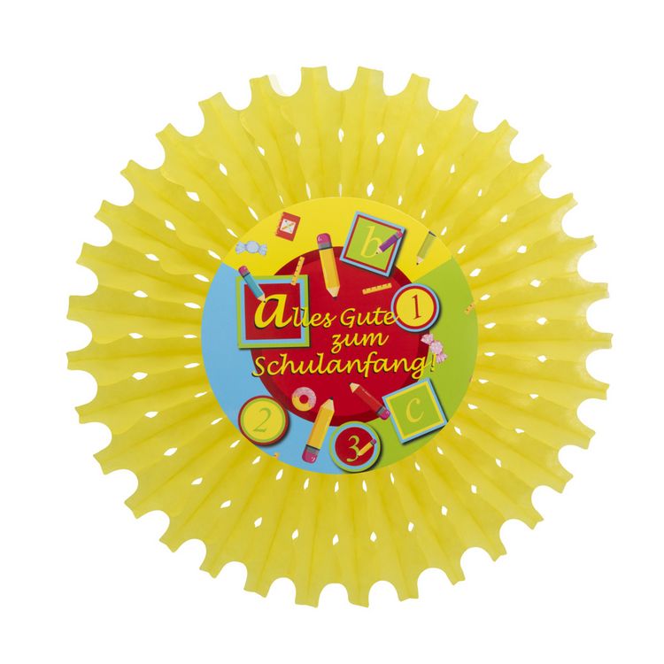 Produktbild: Idena Partydekoration Alles Gute zum Schulanfang &Oslash;30cm 4 St&uuml;ck