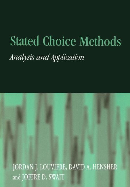 Produktbild: Stated Choice Methods