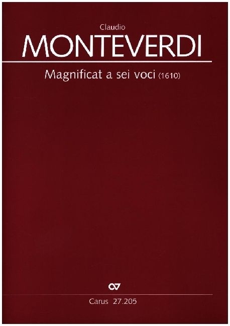 Produktbild: Magnificat a sei voci, Partitur