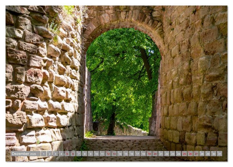 Produktbild: Das Kyffh&auml;user Denkmal (Tischkalender 2026 DIN A5 quer), CALVENDO Monatskalender