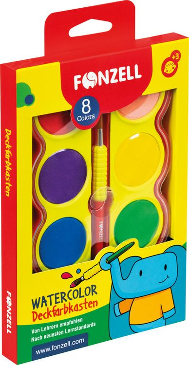 Produktbild: Deckfarbkasten 8 Farben