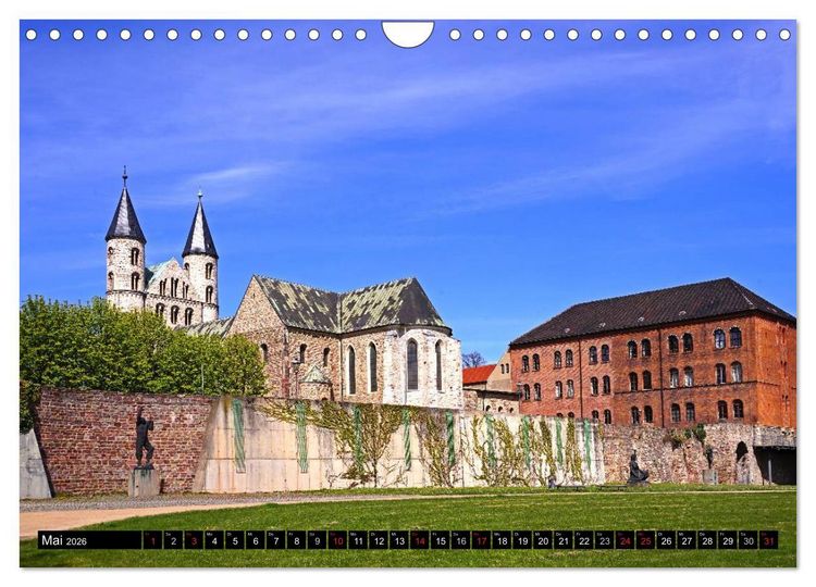 Produktbild: Magdeburg an der Elbe 2026 (Wandkalender 2026 DIN A4 quer), CALVENDO Monatskalender