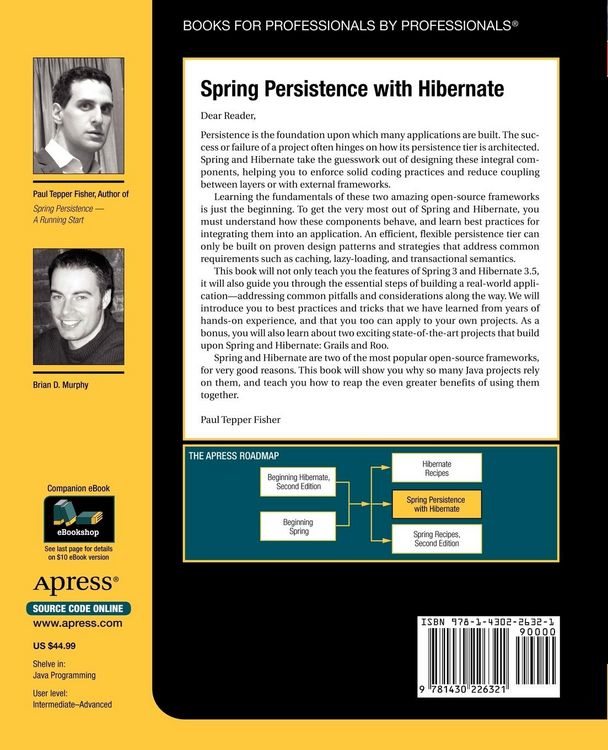 Produktbild: Spring Persistence with Hibernate
