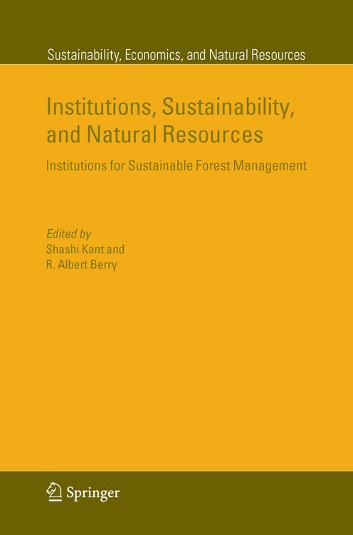 Produktbild: Institutions, Sustainability, and Natural Resources