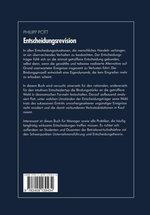 Produktbild: Entscheidungsrevision