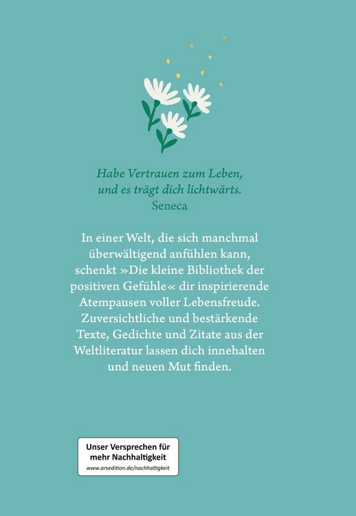Produktbild: Die kleine Bibliothek der positiven Gef&uuml;hle: Zuversicht