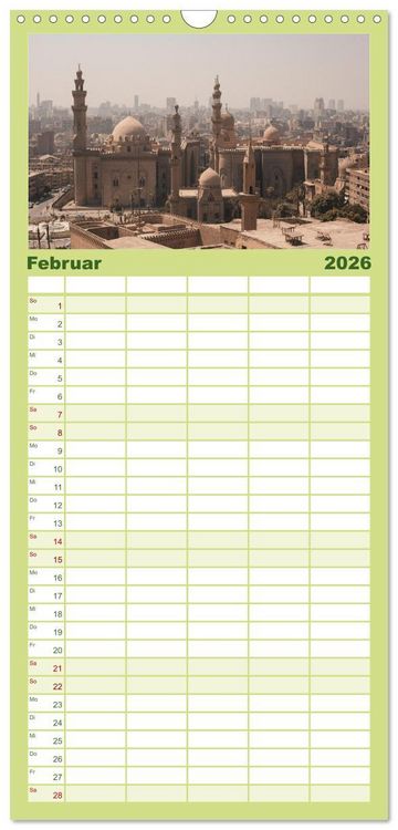 Produktbild: Familienplaner 2026 - &Auml;gypten - Im Land der Pyramiden mit 5 Spalten (Wandkalender, 21 x 45 cm) CALVENDO