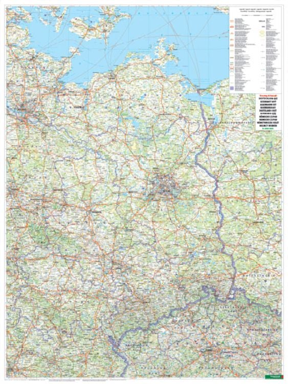 Bild vom Artikel Freytag & Berndt Poster Wandkarte: Deutschland Ost 1:500.000, Plano in Rolle vom Autor Freytag-Berndt und Artaria KG