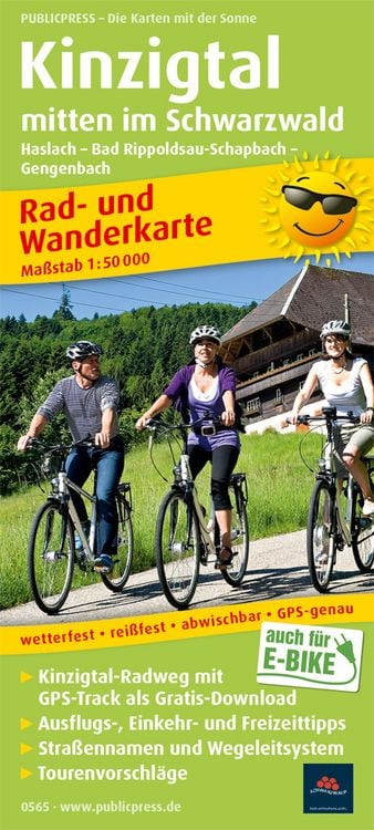 Produktbild: Kinzigtal mitten im Schwarzwald 1:50 000