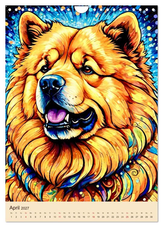 Produktbild: Der Chow Chow (Wandkalender 2027 DIN A4 hoch), CALVENDO Monatskalender