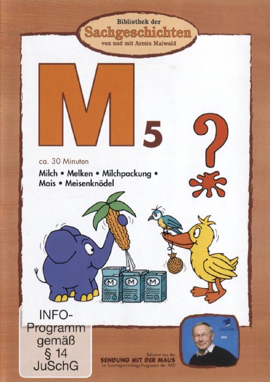 Produktbild: M5 - Milch/Melken/Milchpackung/Mais/Meisenkn&ouml;del (Bibliothek der Sachgeschichten)
