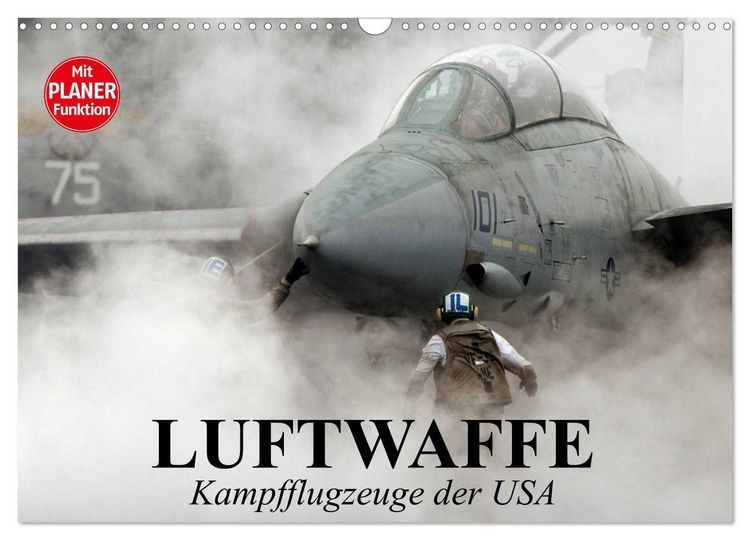 Produktbild: Luftwaffe. Kampfflugzeuge der USA (Wandkalender 2026 DIN A3 quer), CALVENDO Monatskalender