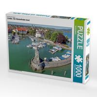 Produktbild: CALVENDO Puzzle Lindau. Die Gl&uuml;cksfinder-Insel 1000 Teile Lege-Gr&ouml;&szlig;e 64 x 48 cm Foto-Puzzle Bild von Martina Marten