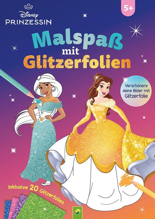 Produktbild: Disney Prinzessin Malspa&szlig; mit Glitzerfolien