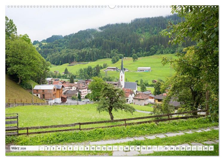 Produktbild: Graub&uuml;ndner Landschaften (hochwertiger Premium Wandkalender 2026 DIN A2 quer), Kunstdruck in Hochglanz
