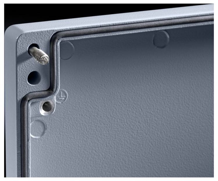 Produktbild: Rittal GA 9112.210 9112.210 Universal-Geh&auml;use 160 x 90 x 160 Aluminium Grau (RAL 7001) 1 St.
