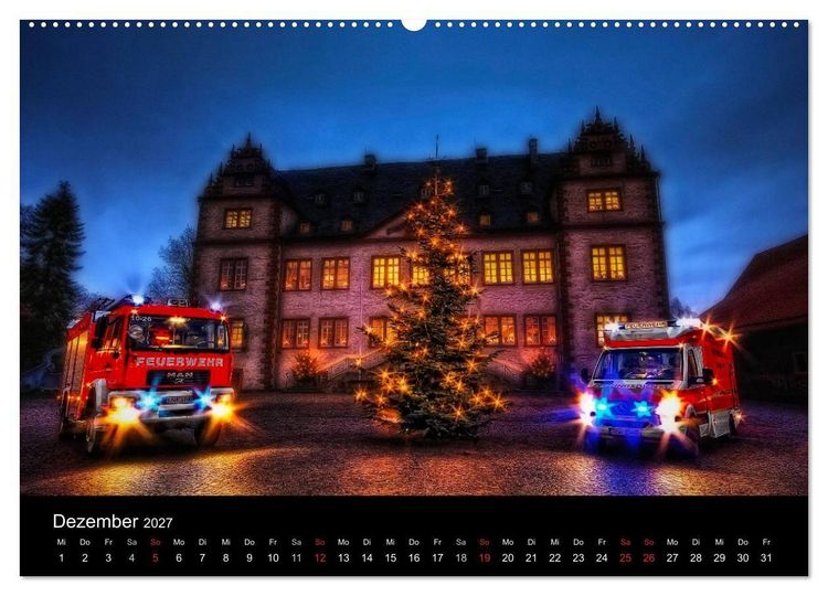 Produktbild: Berufsfeuerwehr Salzgitter (hochwertiger Premium Wandkalender 2027 DIN A2 quer), Kunstdruck in Hochglanz