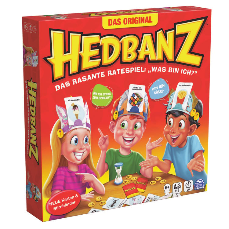 Produktbild: Spin Master Games Hedbanz - das rasante Ratespiel f&uuml;r die ganze Familie