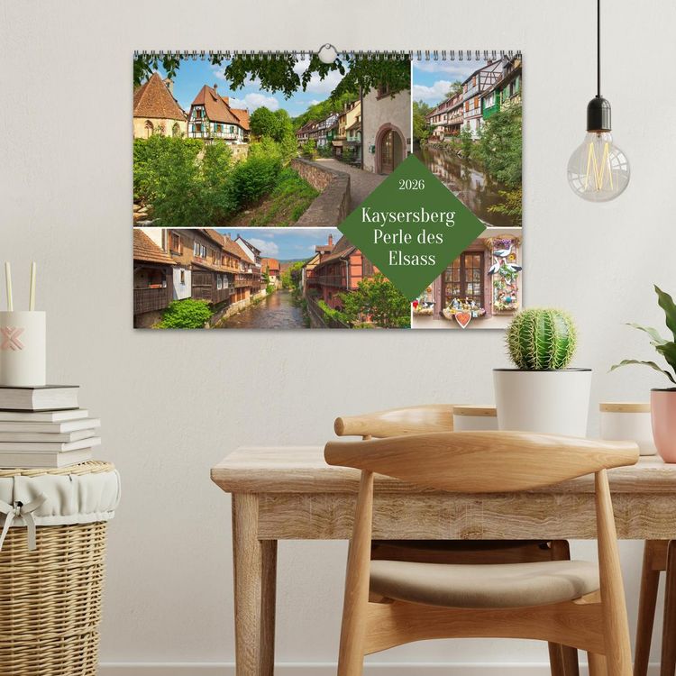 Produktbild: Kaisersberg Perle des Elsass (Wandkalender 2026 DIN A3 quer), CALVENDO Monatskalender