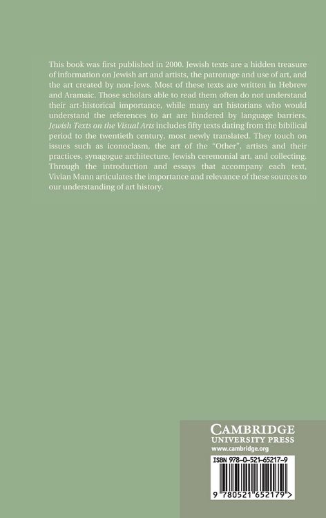 Produktbild: Jewish Texts on the Visual Arts