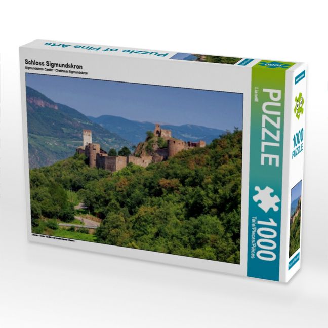 Produktbild: CALVENDO Puzzle Schloss Sigmundskron | 1000 Teile Lege-Gr&ouml;&szlig;e 64x48cm Foto-Puzzle f&uuml;r gl&uuml;ckliche Stunden
