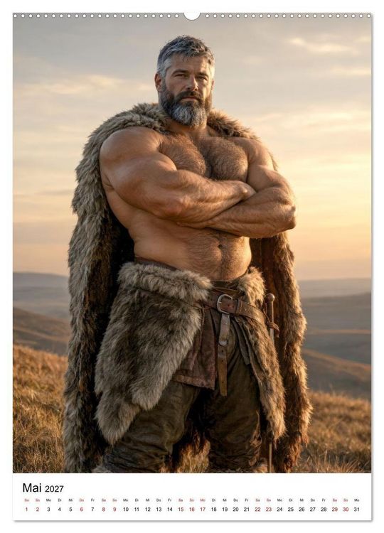 Produktbild: Mysthische M&auml;nner Fantasy (Wandkalender 2027 DIN A2 hoch), CALVENDO Monatskalender