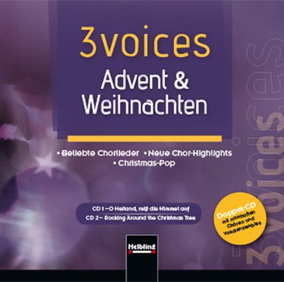 Produktbild: 3 voices Advent & Weihnachten, Doppel-CD