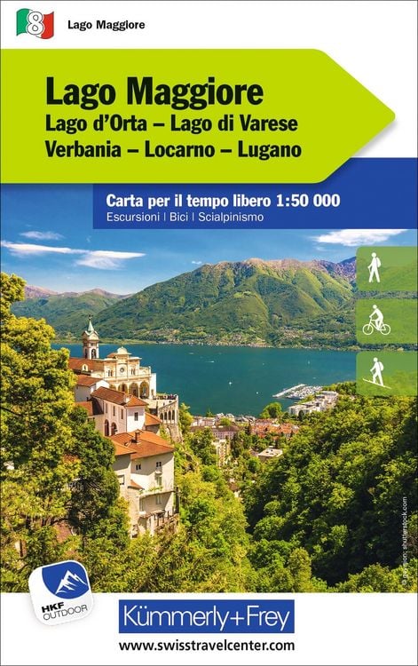 Produktbild: K&uuml;mmerly+Frey Outdoorkarte Lago Maggiore 1:50.000