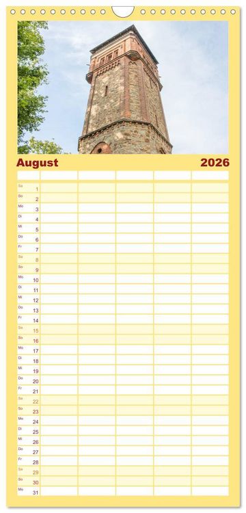 Produktbild: Familienplaner 2026 - Altes Hameln mit 5 Spalten (Wandkalender, 21 x 45 cm) CALVENDO