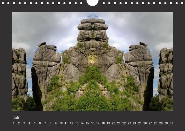 Produktbild: Spiegelwelten - die Externsteine (Wandkalender immerw&auml;hrend DIN A4 quer)