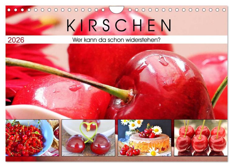 Produktbild: Kirschen. Wer kann da schon widerstehen? (Wandkalender 2026 DIN A4 quer), CALVENDO Monatskalender