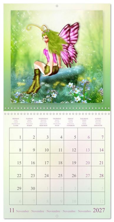 Produktbild: Twinkling Fairies (Wall Calendar 2027 12 &times; 12 Inch) CALVENDO 12 Month Wall Calendar
