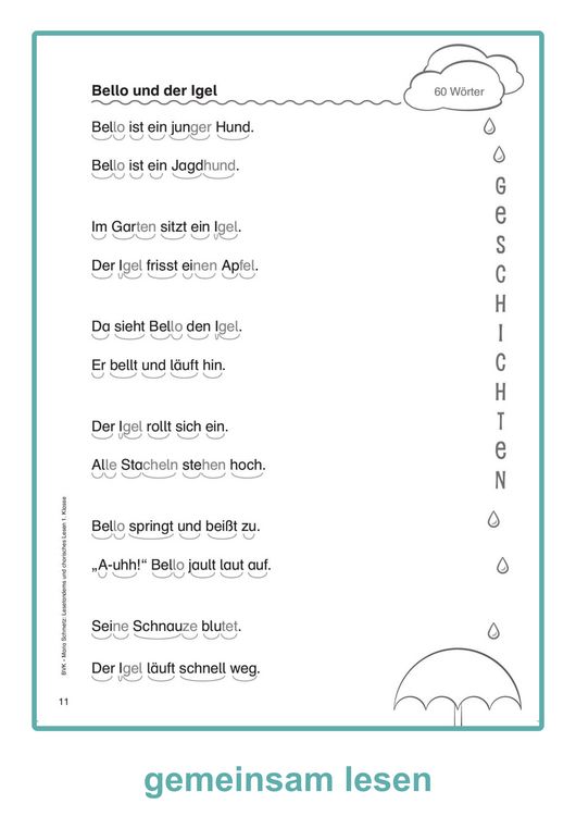 Produktbild: Lesetandems und chorisches Lesen &ndash; 1. Klasse