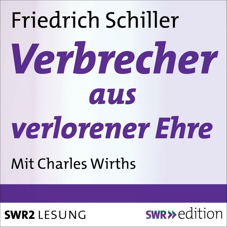 Produktbild: Der Verbrecher aus verlorener Ehre