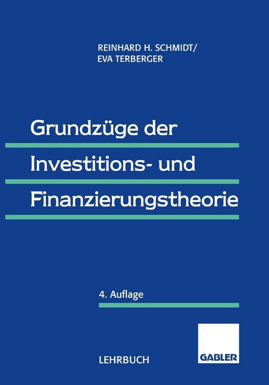 Produktbild: Grundz&uuml;ge der Investitions- und Finanzierungstheorie