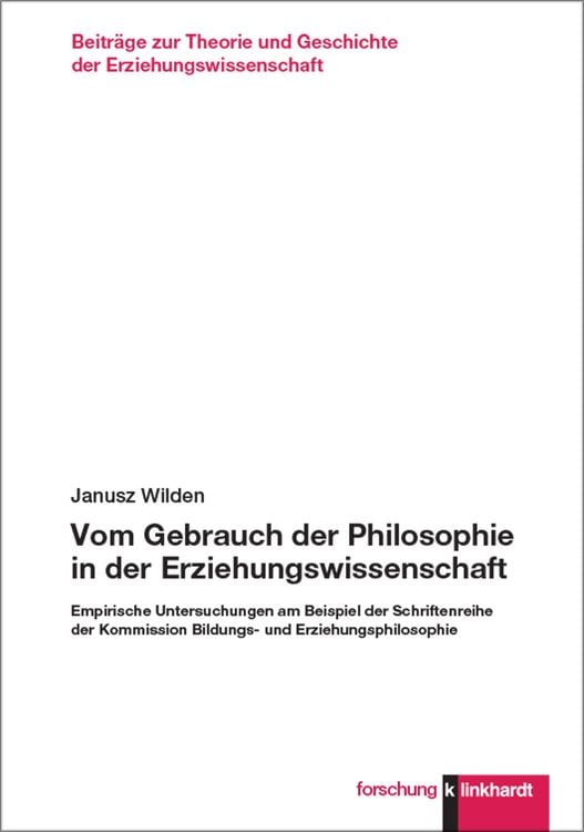 Produktbild: Vom Gebrauch der Philosophie in der Erziehungswissenschaft
