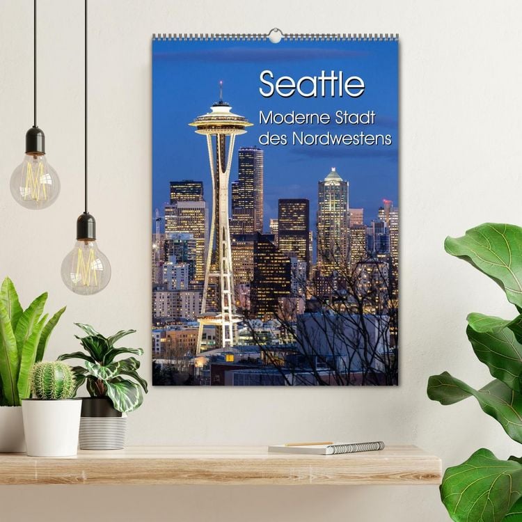Produktbild: Seattle - Moderne Stadt des Nordwestens (Wandkalender 2026 DIN A2 hoch), CALVENDO Monatskalender