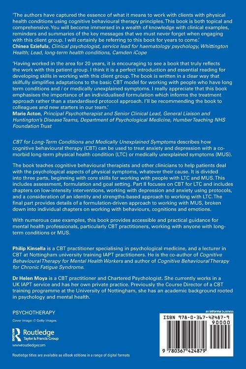 Produktbild: CBT for Long-Term Conditions and Medically Unexplained Symptoms